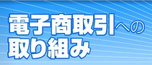 電子商取引への取り組み